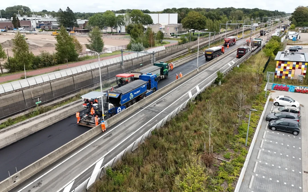 Asfaltvervanging Salland-Twentetunnel