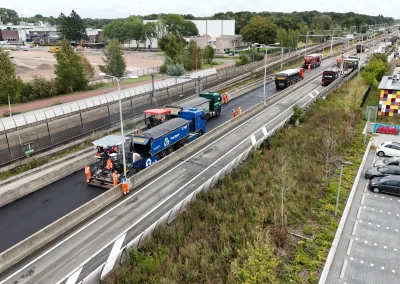 Asfaltvervanging Salland-Twentetunnel
